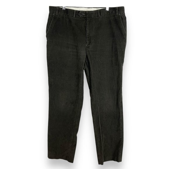 Ralph Lauren Corduroy Pants Men Brown Flaws Size 38/32 Straight Leg‎ Slacks - Picture 1 of 9